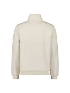 Sweater Full Zip Stand Up Collar Bonded Knit