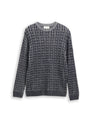 Strickpullover mit Zopfmuster