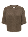 JDYLINEA S/S PULLOVER O-NECK KNT NO