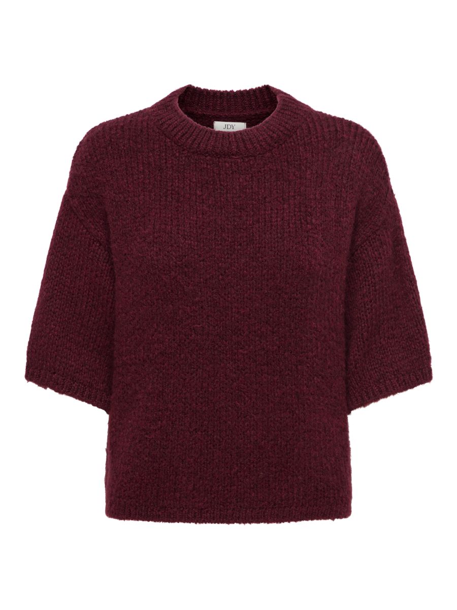 JDYLINEA S/S PULLOVER O-NECK KNT NO