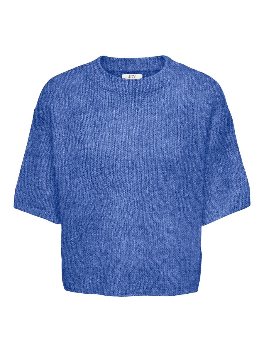 JDYLINEA S/S PULLOVER O-NECK KNT NO