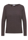 Gestreiftes Langarmshirt