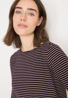Gestreiftes Langarmshirt