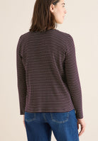 Gestreiftes Langarmshirt