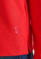 Funnelneck Shirt in Unifarbe