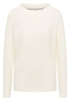 Funnelneck Shirt in Unifarbe