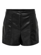 ONLTRICIA FAUX LEATHER SHORTS OTW N