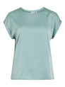 VIELLETTE S/S SATIN TOP - NOOS