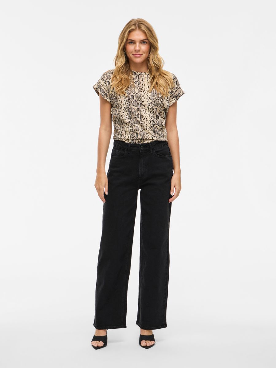 VIFREYA JAF HW WIDE JEANS - NOOS