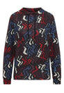 Cosy Shirt mit Grafikmuster