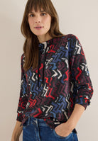 Cosy Shirt mit Grafikmuster