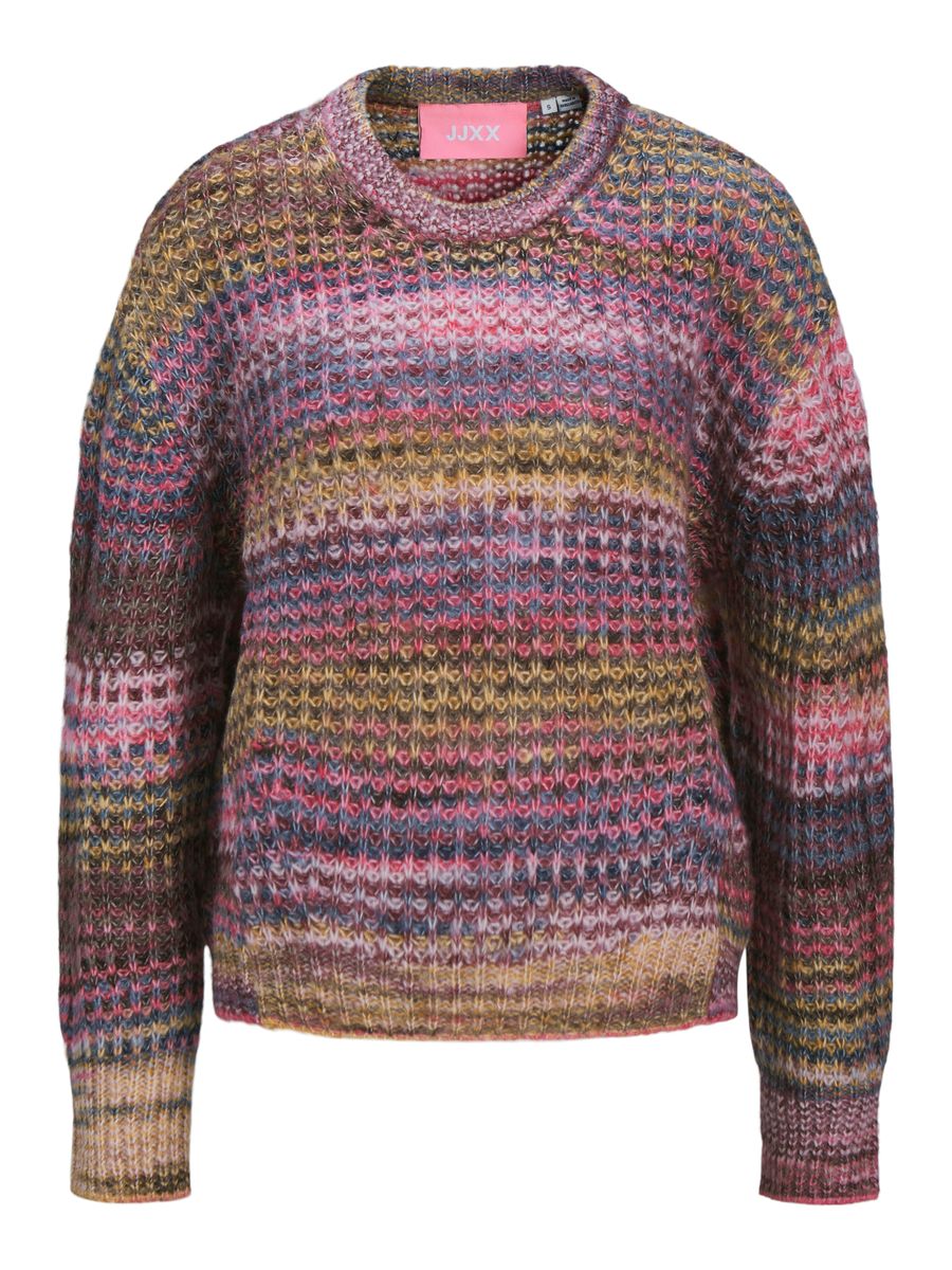 JXSIMONE SPACE DYE CREW NECK KNIT S