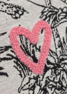 COSMETIC BAG POLYESTER JUNGLE HEART