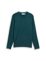 Basic Strickpullover mit Rundhalsausschnitt