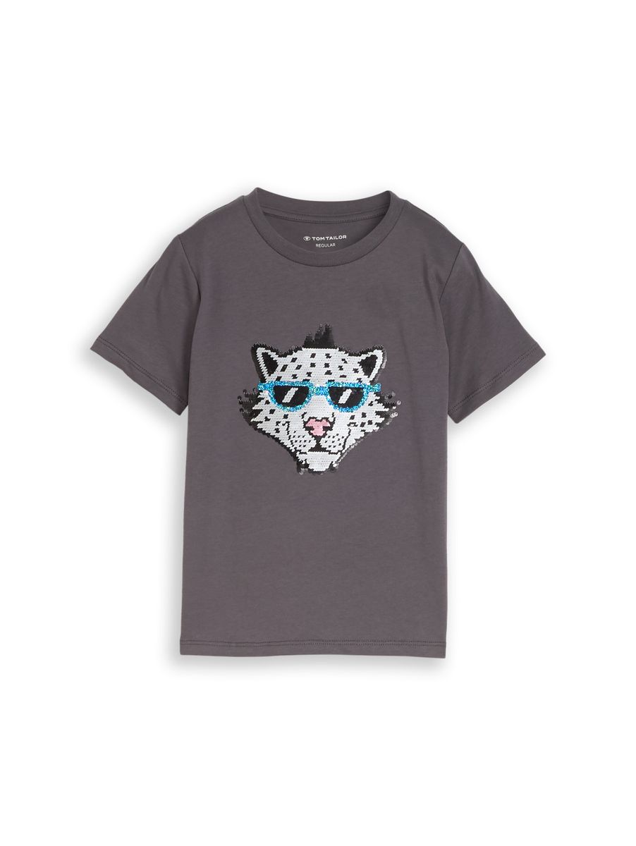 reversible sequins t-shirt
