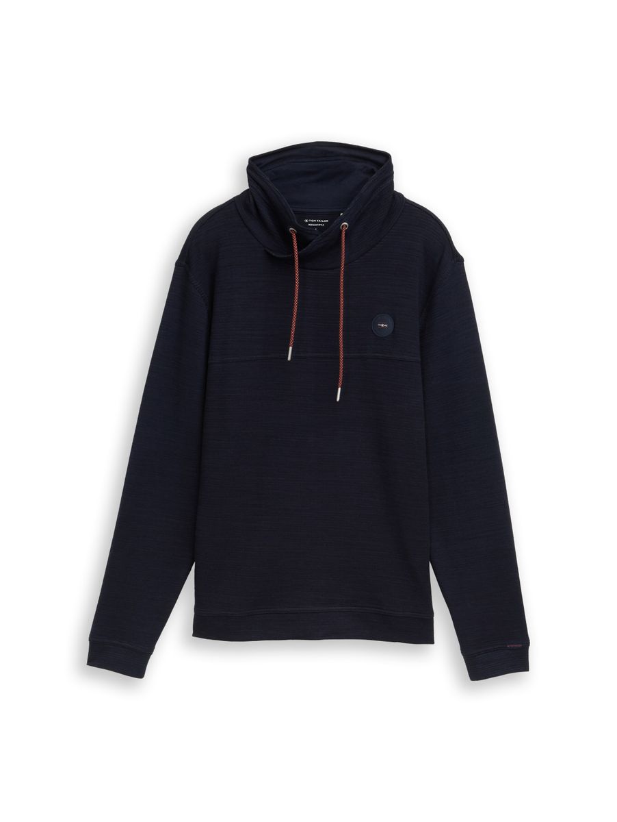 Snood Langarmshirt mit Logo-Badge