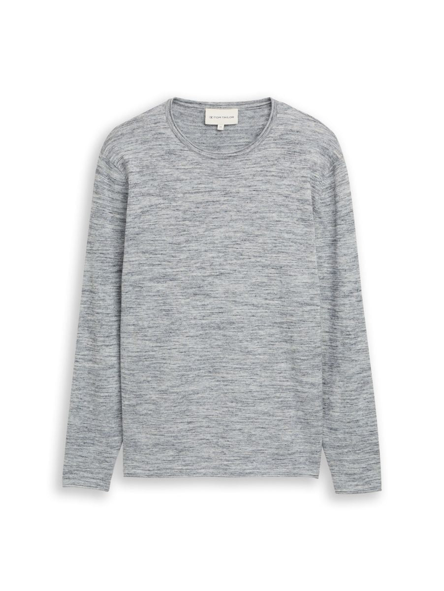 space dye knit pullover