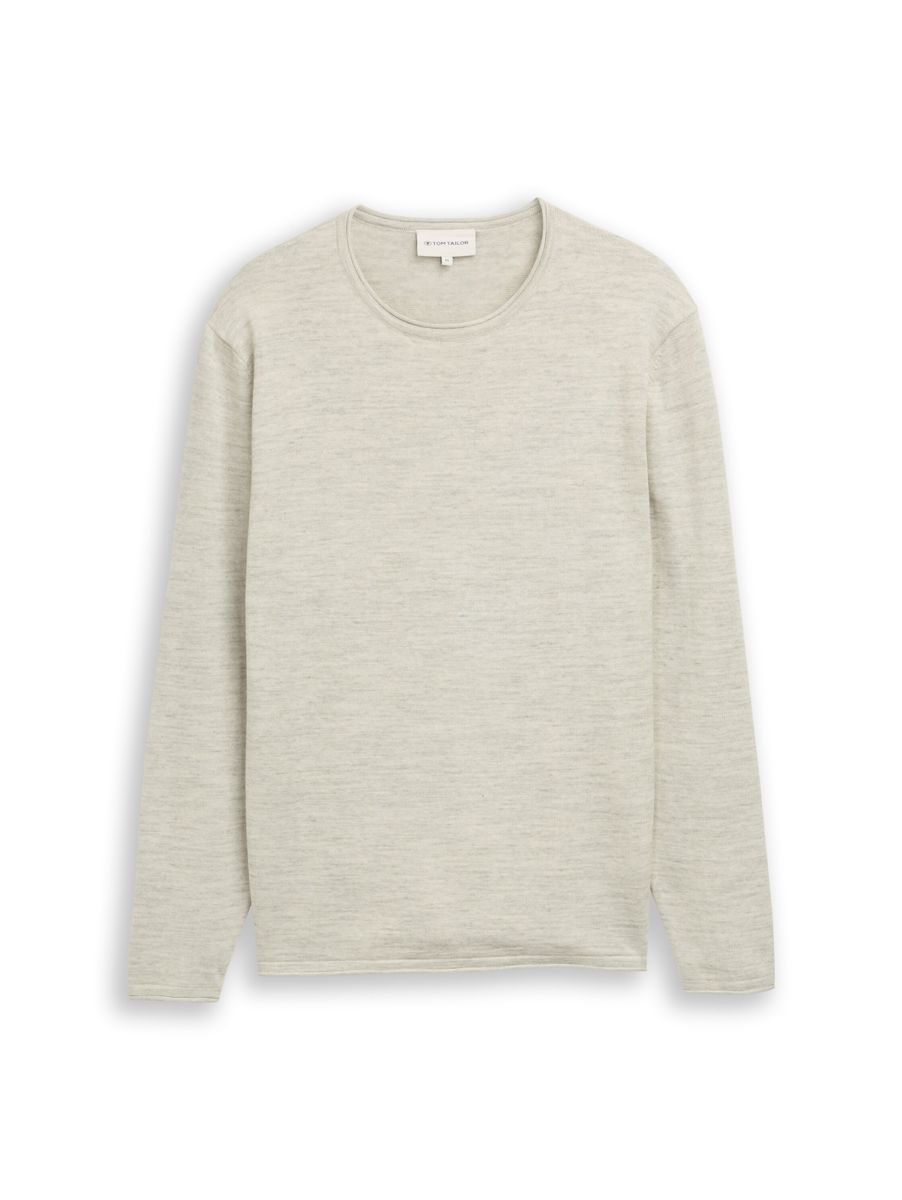space dye knit pullover