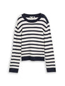 Strickpullover mit Streifenmuster