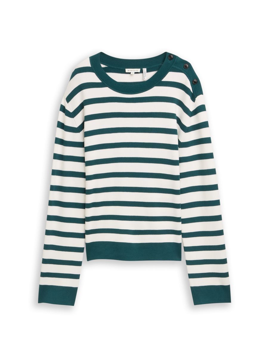 Strickpullover mit Streifenmuster