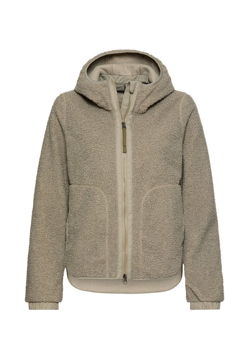 Polar-Fleecejacke mit fester Kapuze