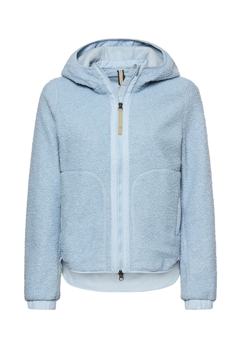 Polar-Fleecejacke mit fester Kapuze