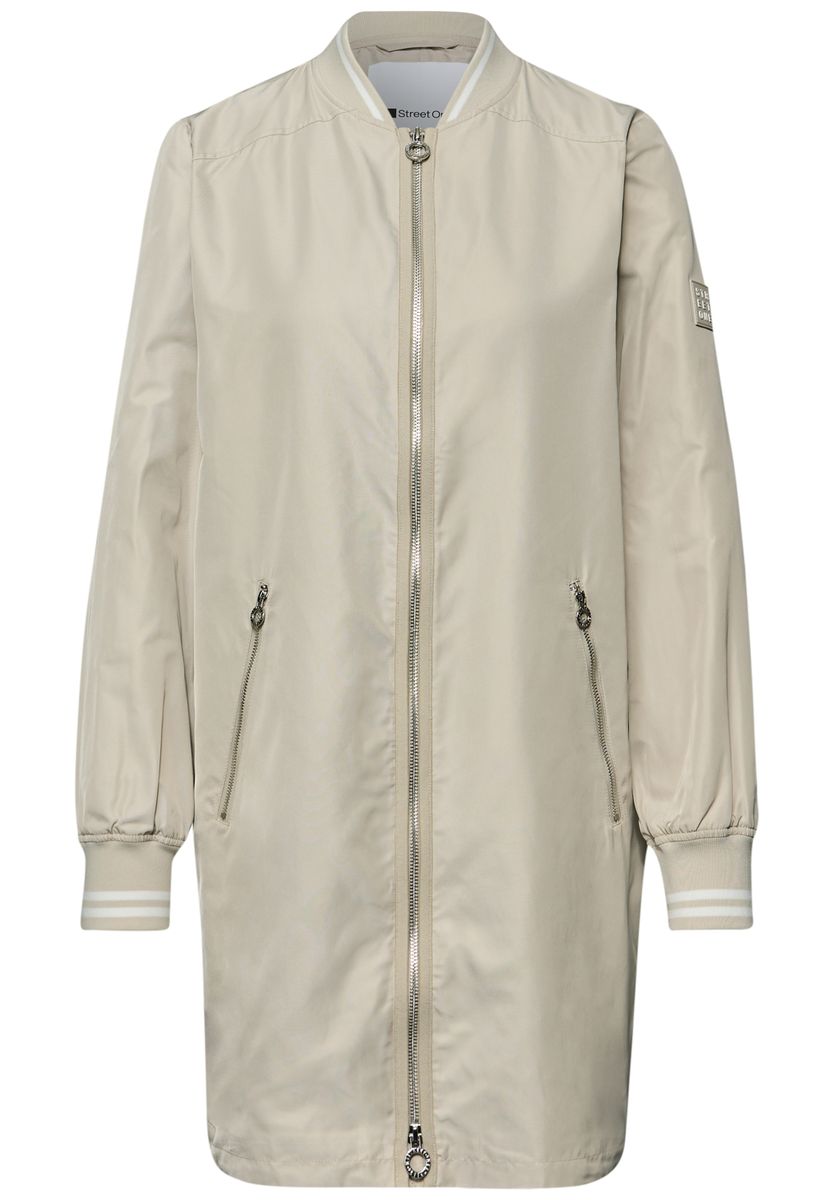 Long Bomber Jkt w. College Det