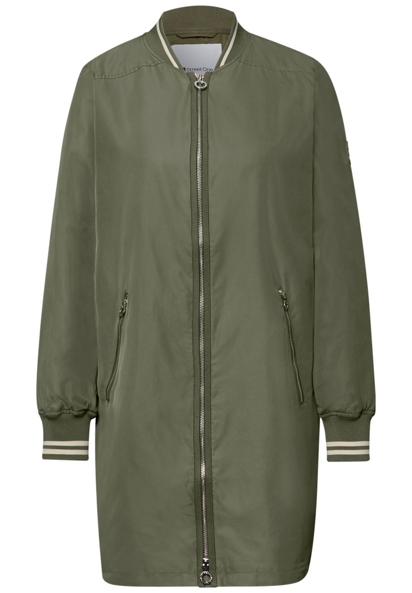 Long Bomber Jkt w. College Det