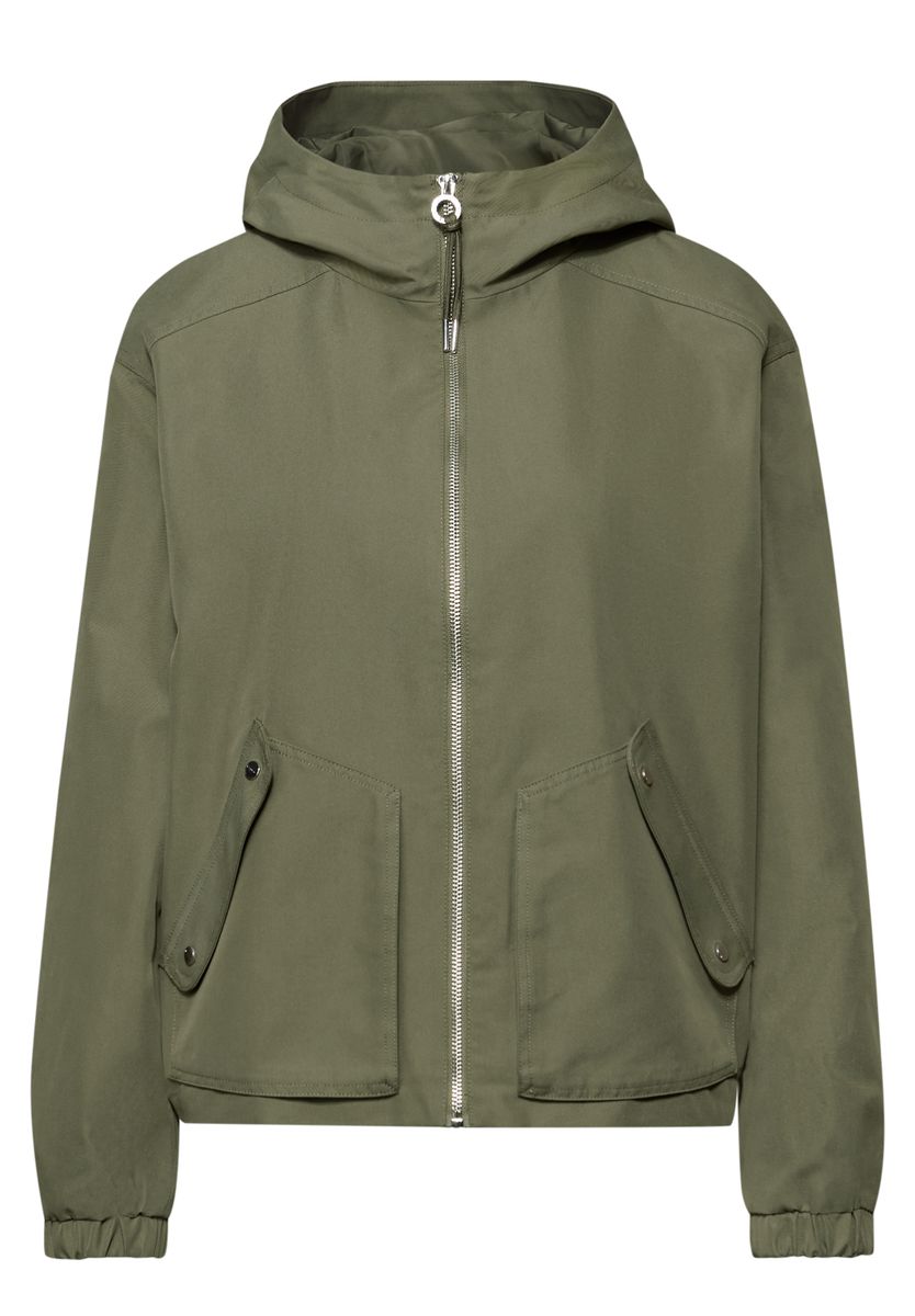 Short Cotton Jkt w. Hoody
