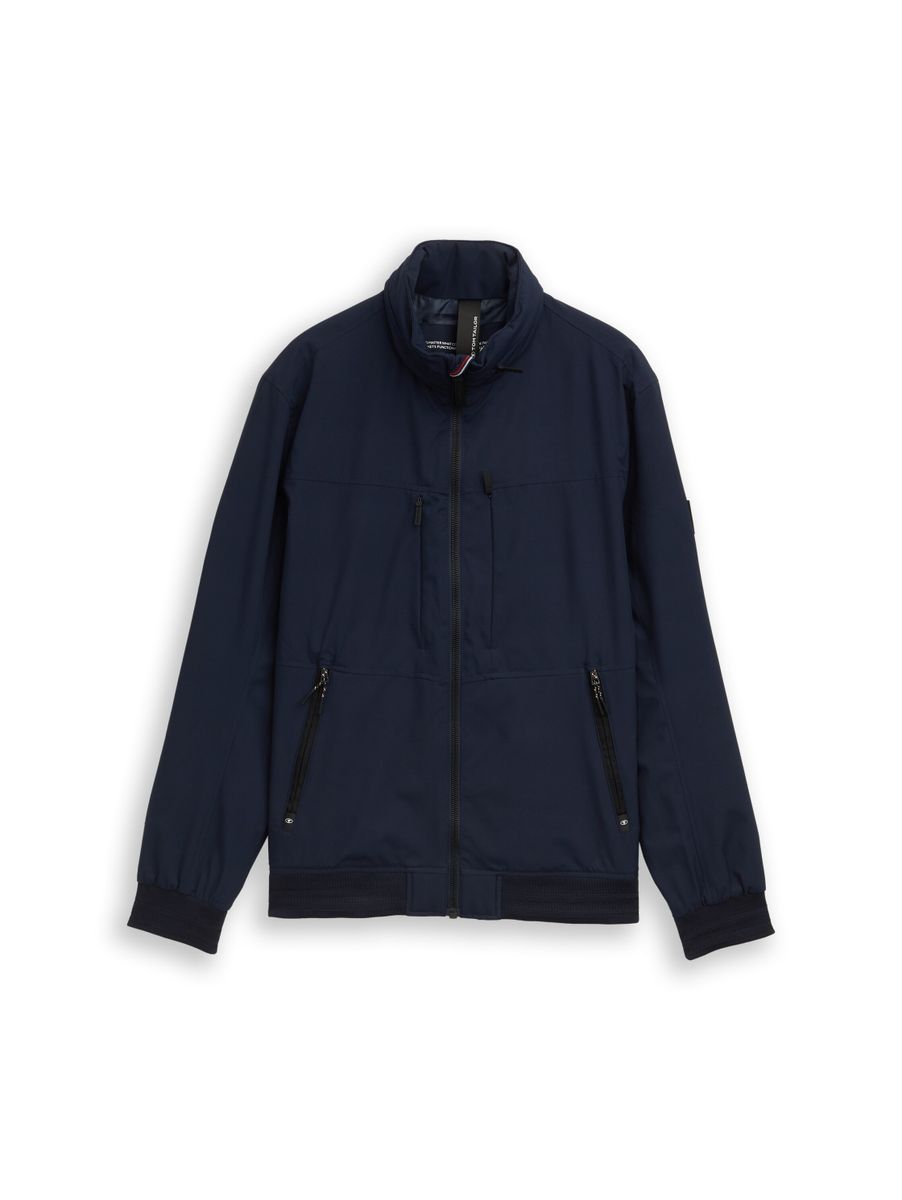 Blouson Jacke mit verstaubarer Kapuze