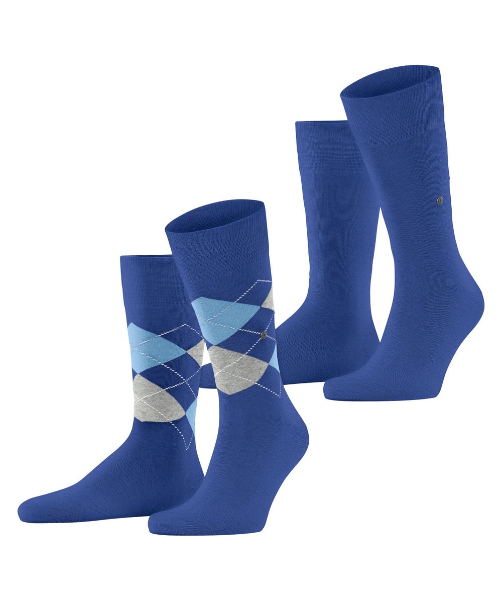 Burlington Everyday Argyle Mix 2-Pack Herren