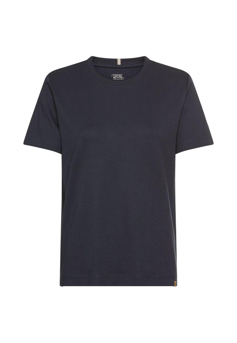 Basic-T-Shirt aus 100% Baumwolle