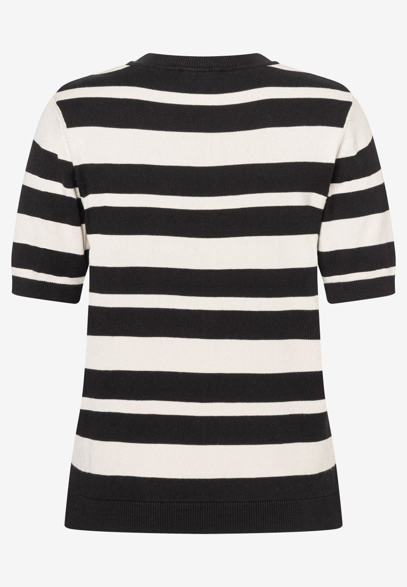 Striped short Sleeved Pullover