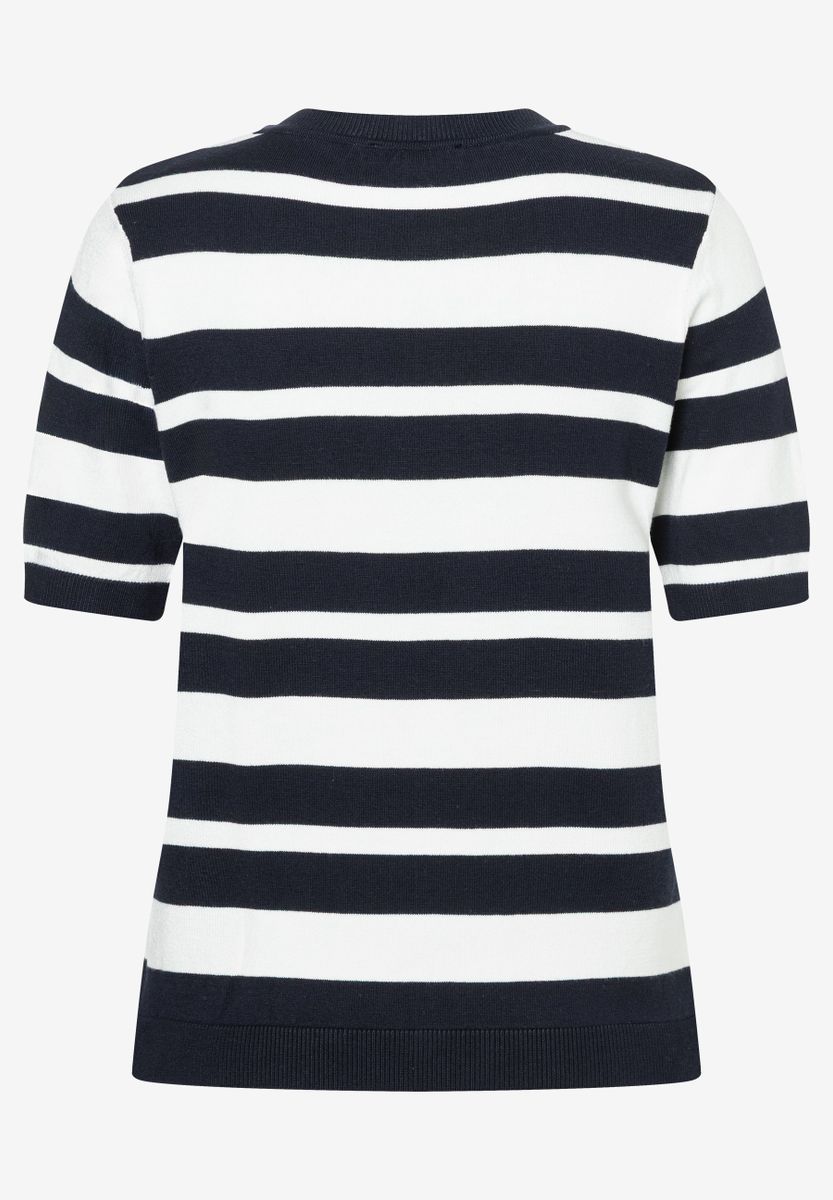 Striped short Sleeved Pullover