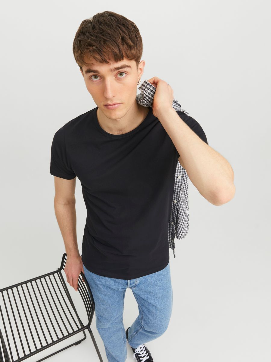 JJEBASIC O-NECK TEE S/S NOOS