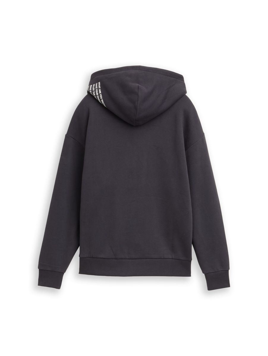 oversize printed hoddie jacket