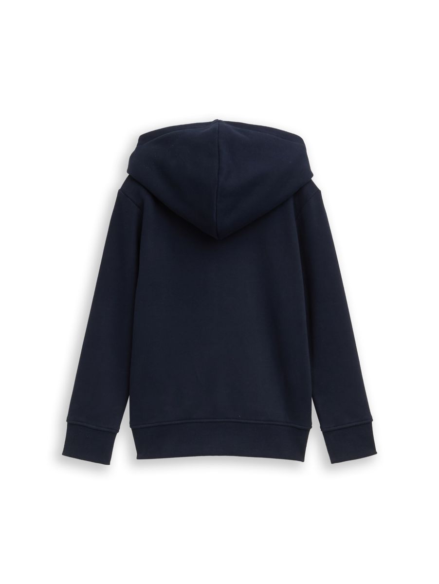 badge hoody jacket
