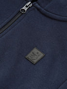 badge hoody jacket