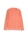 Langarmshirt mit Waffelstruktur
