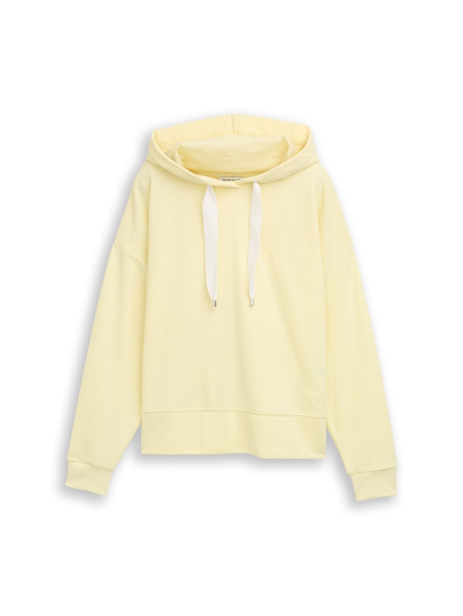 Hoodie Sweatshirt mit Herz-Detail