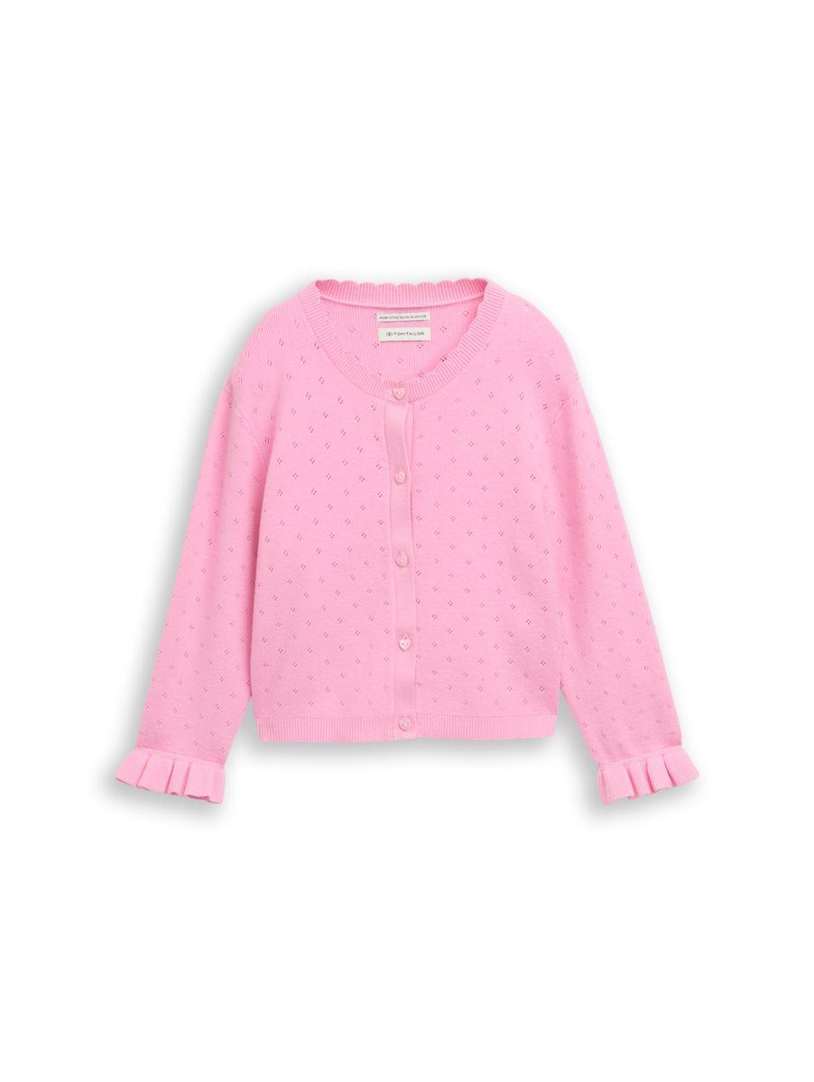 ajour knit jacket