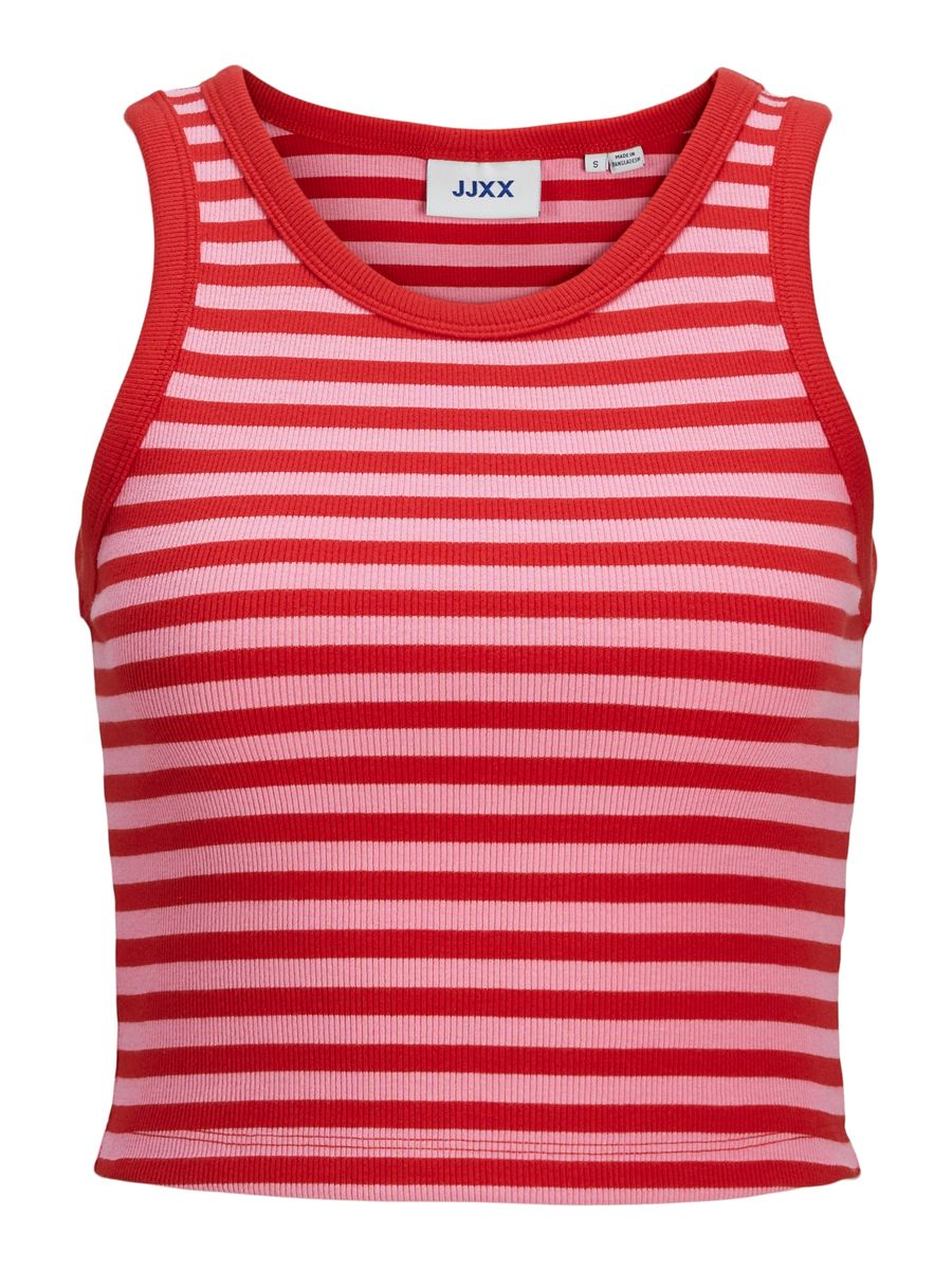 JXFALLON STR SL STRIPE RIB TOP JRS