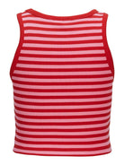 JXFALLON STR SL STRIPE RIB TOP JRS