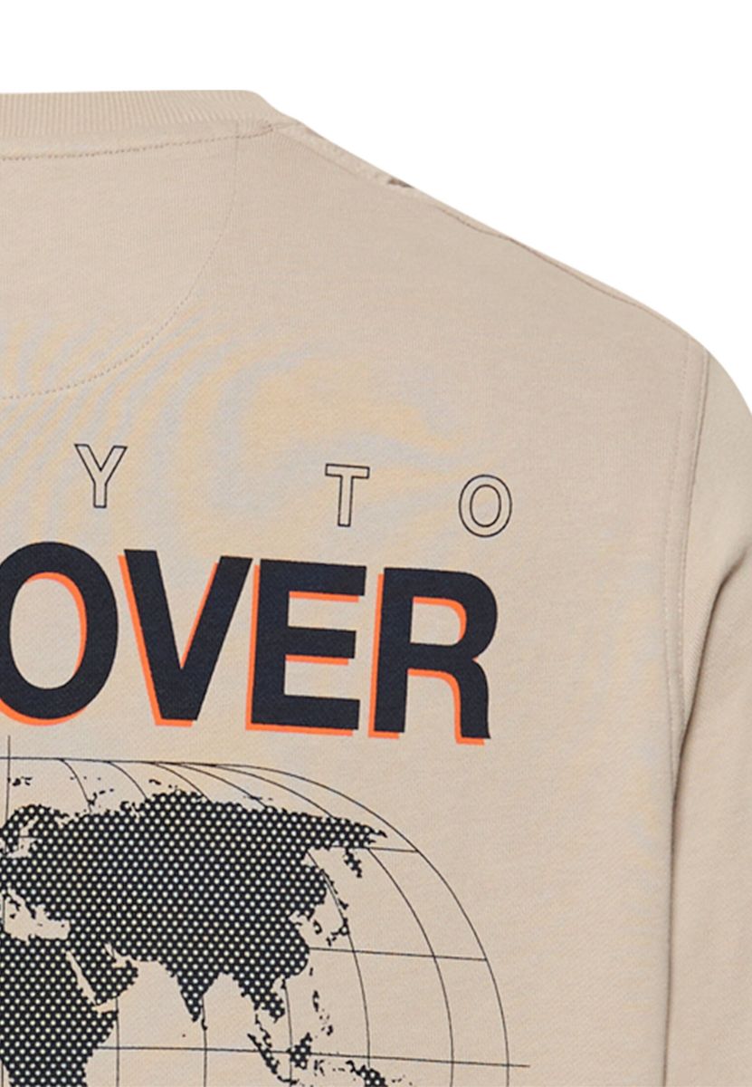 Pullover mit Backprint