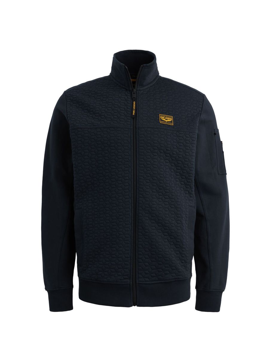 Zip jacket jacquard interlock fren