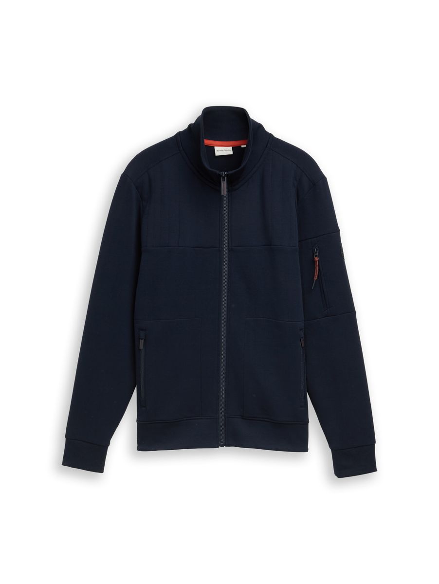Sweatjacke mit Reißverschlusstaschen