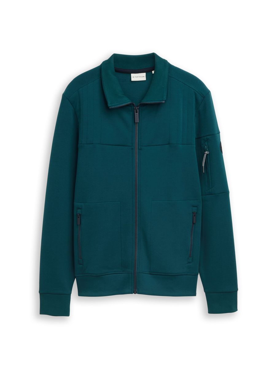 Sweatjacke mit Reißverschlusstaschen
