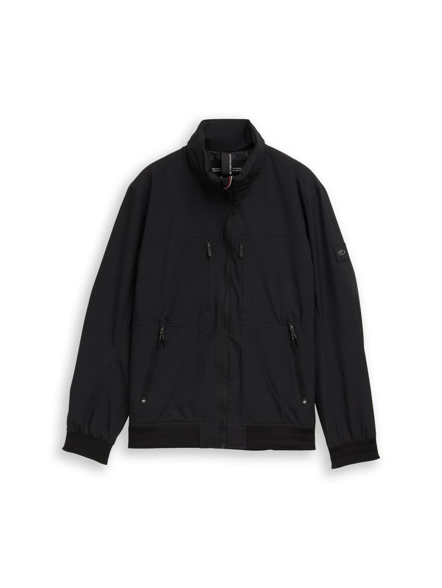 Blouson Jacke mit verstaubarer Kapuze
