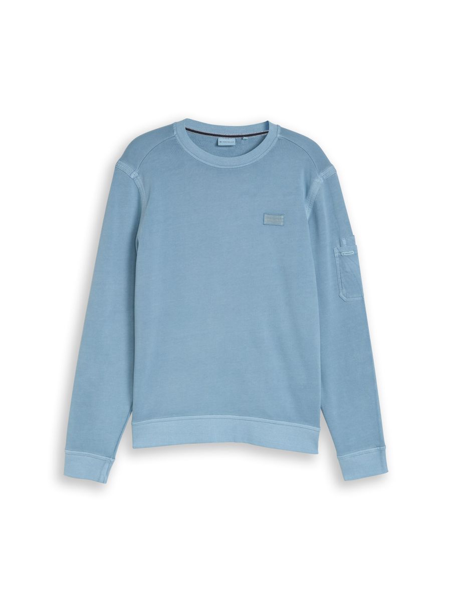 Sweatshirt mit Ärmeltasche