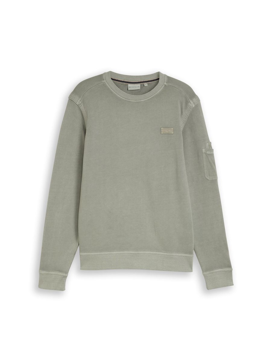 Sweatshirt mit Ärmeltasche
